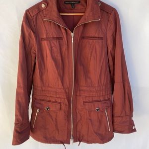 Maroon/red utility jacket. Excellent condition
